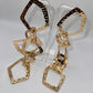 Sneaky Link Gold Drop Earrings