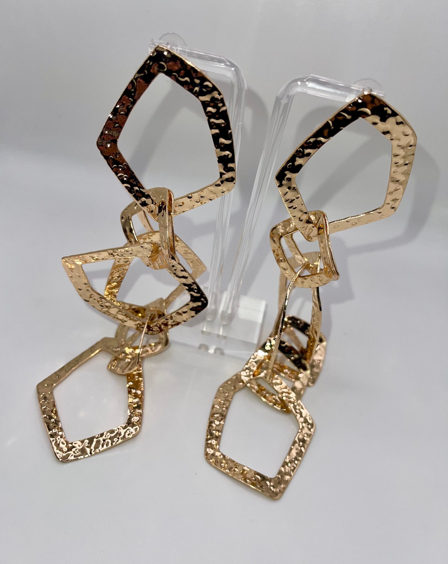 Sneaky Link Gold Drop Earrings