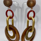 Knock on Wood Drop Earrings