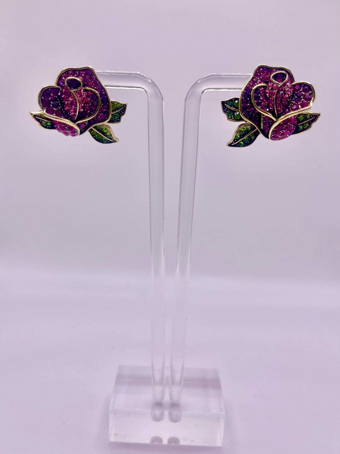 Janet Rose Gold Stud Earrings