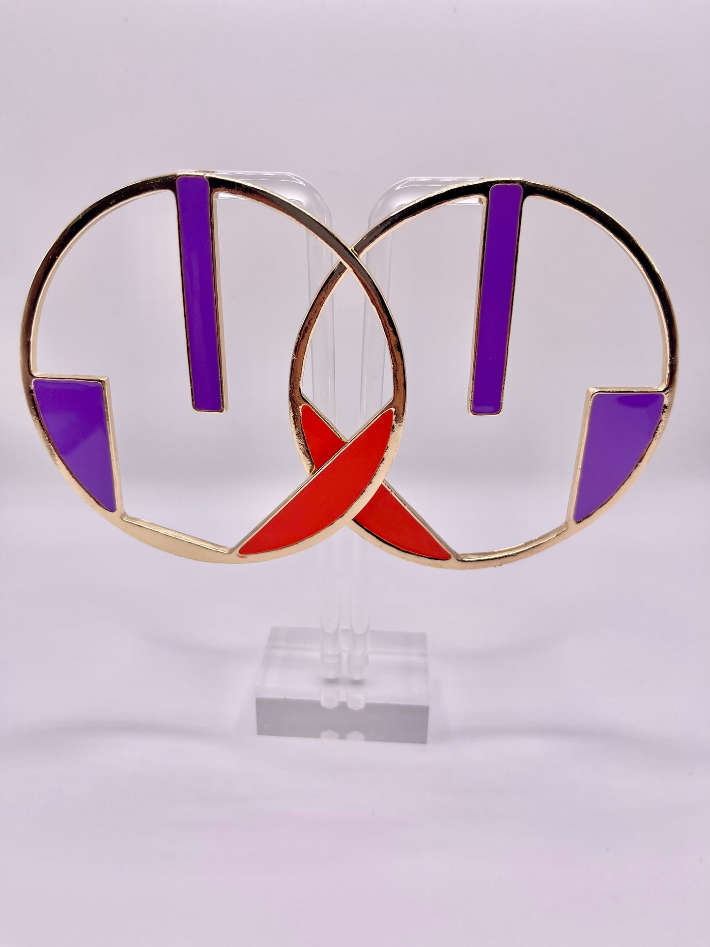 Figure Me Out Circle Drop Earrings