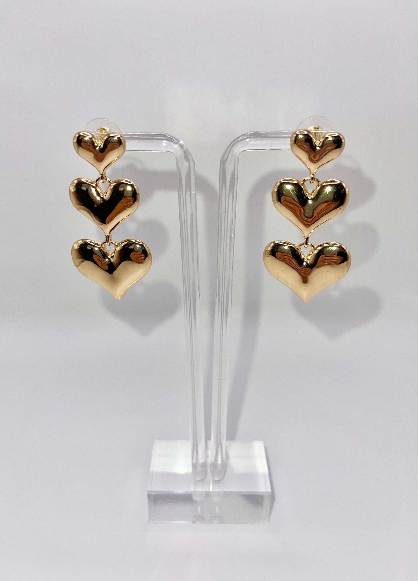 Heart of Gold Drop Earrings