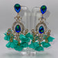 LUXE Boho Bride Petal Drop Earrings