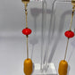 Passion Fruit Gold Drop Earrings