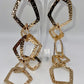Sneaky Link Gold Drop Earrings
