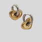 Piece of my Love Two-Tone Earrings