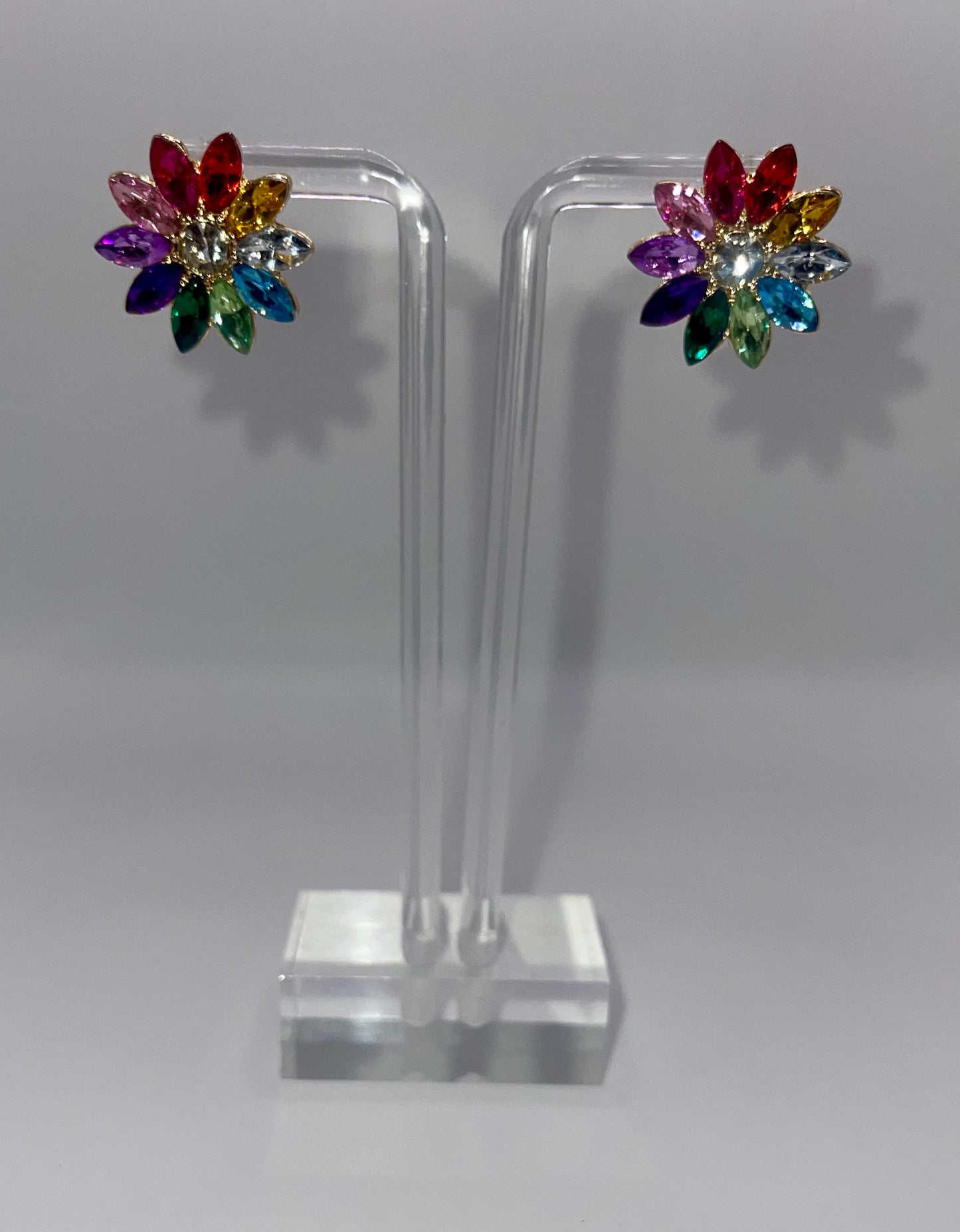 The Iris Rainbow Stud Earrings