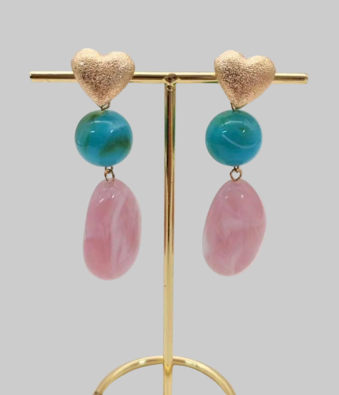 Cotton Candy Drop Earrings