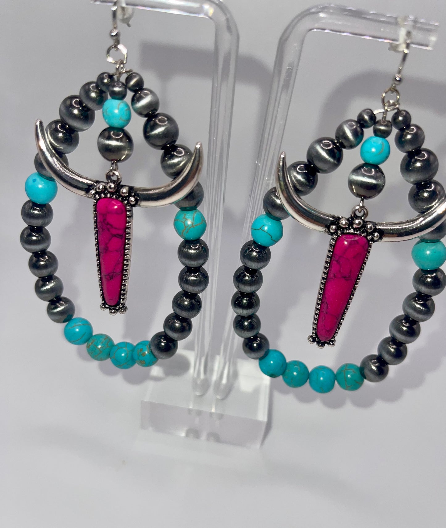 This Ain’t Texas Beaded Drop Earrings