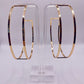 Going in Circles Cuff Hoop Earrings