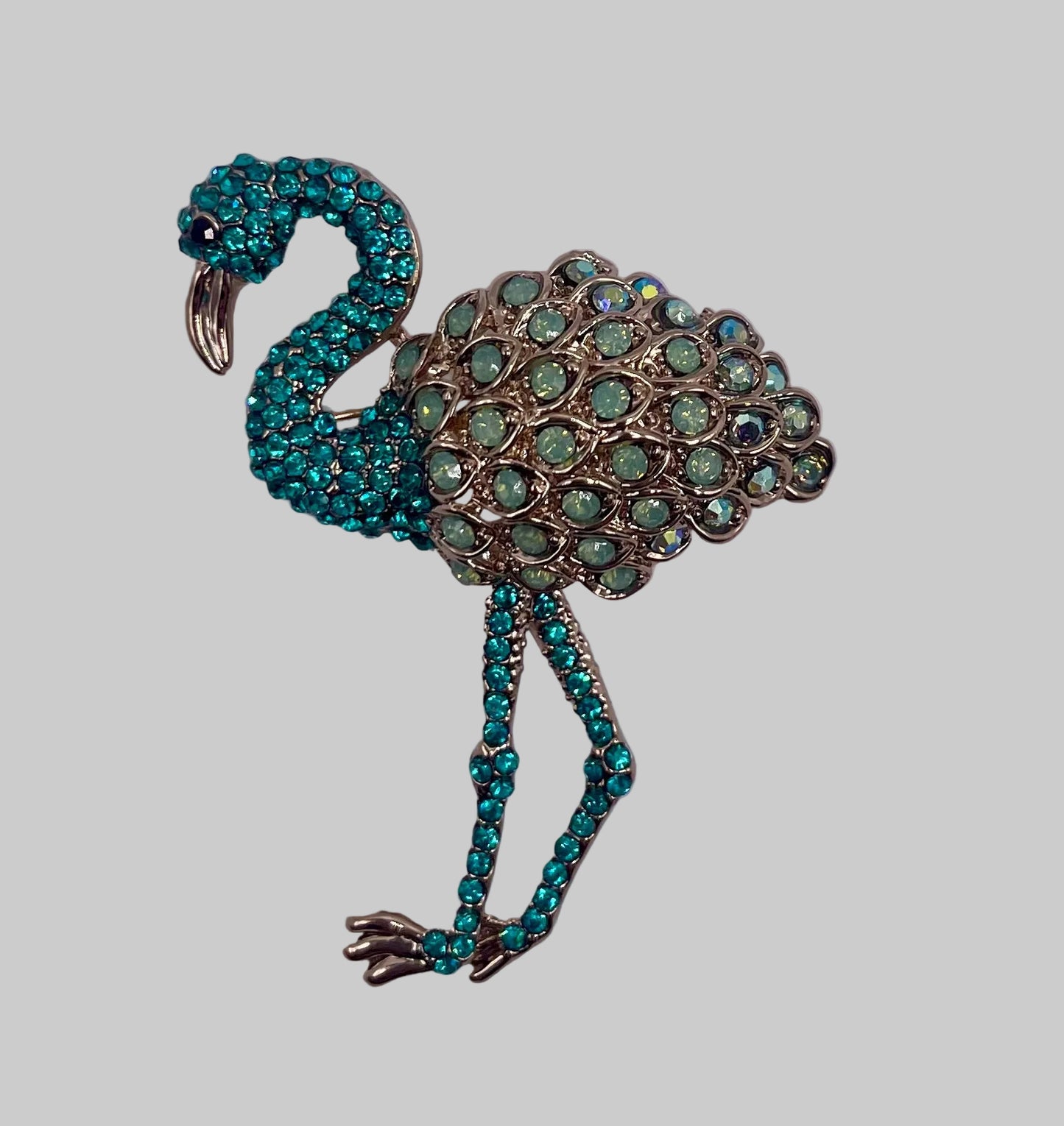 Queen Brooch - Peacock
