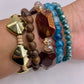 Indigo Blue Multilayered Bracelet