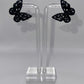 Black Buttah Fly Stud Earrings