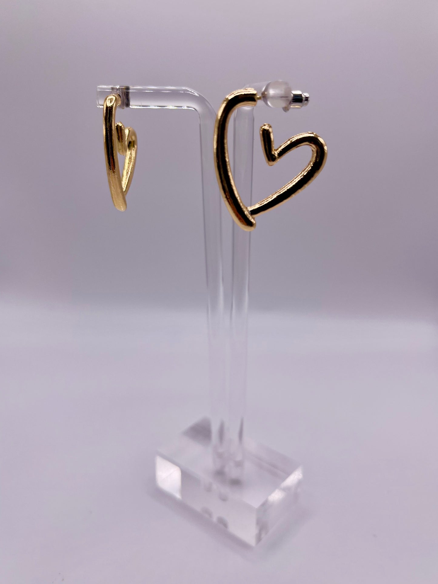 Lighthearted Gold Cuff Earrings