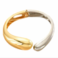 Opposites Attract Two-Tone Bangle