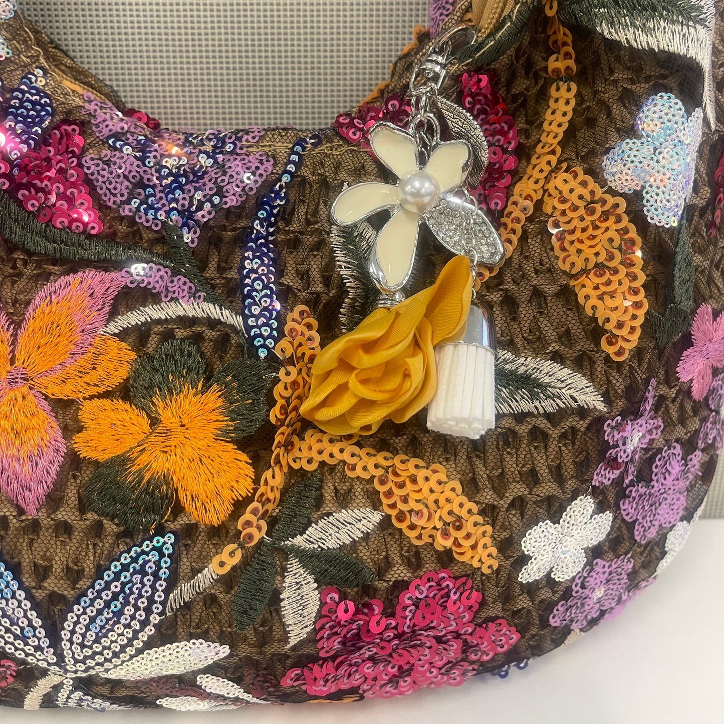 Flower Your Garden Embroidered Handbag