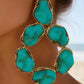 Set in Stone Turquoise Drop Earrings