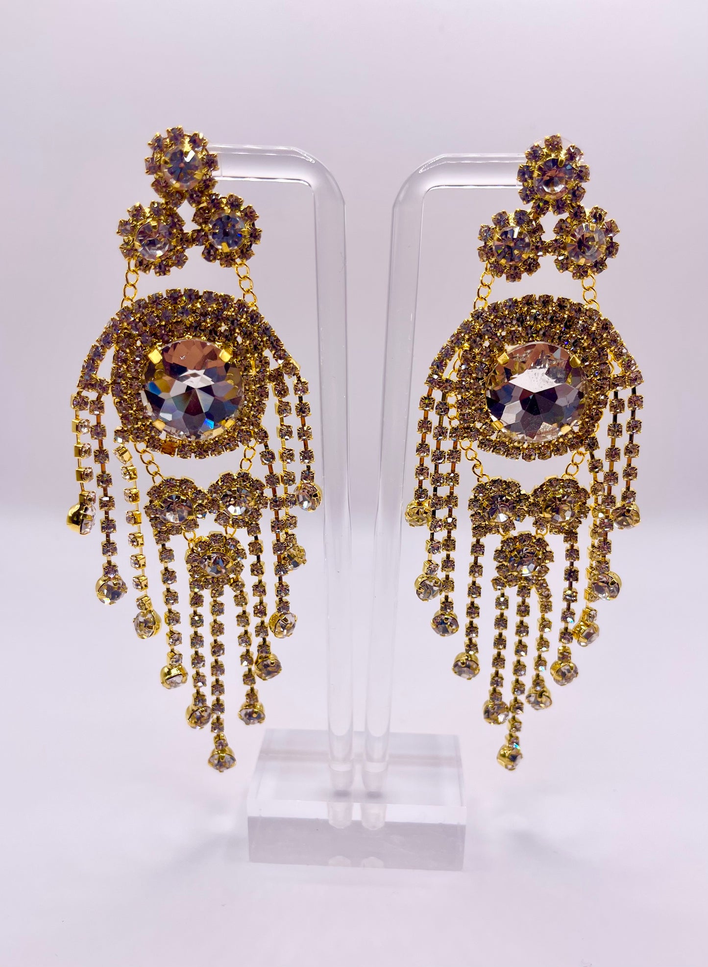 LUXE Crown Me Chandelier Earrings