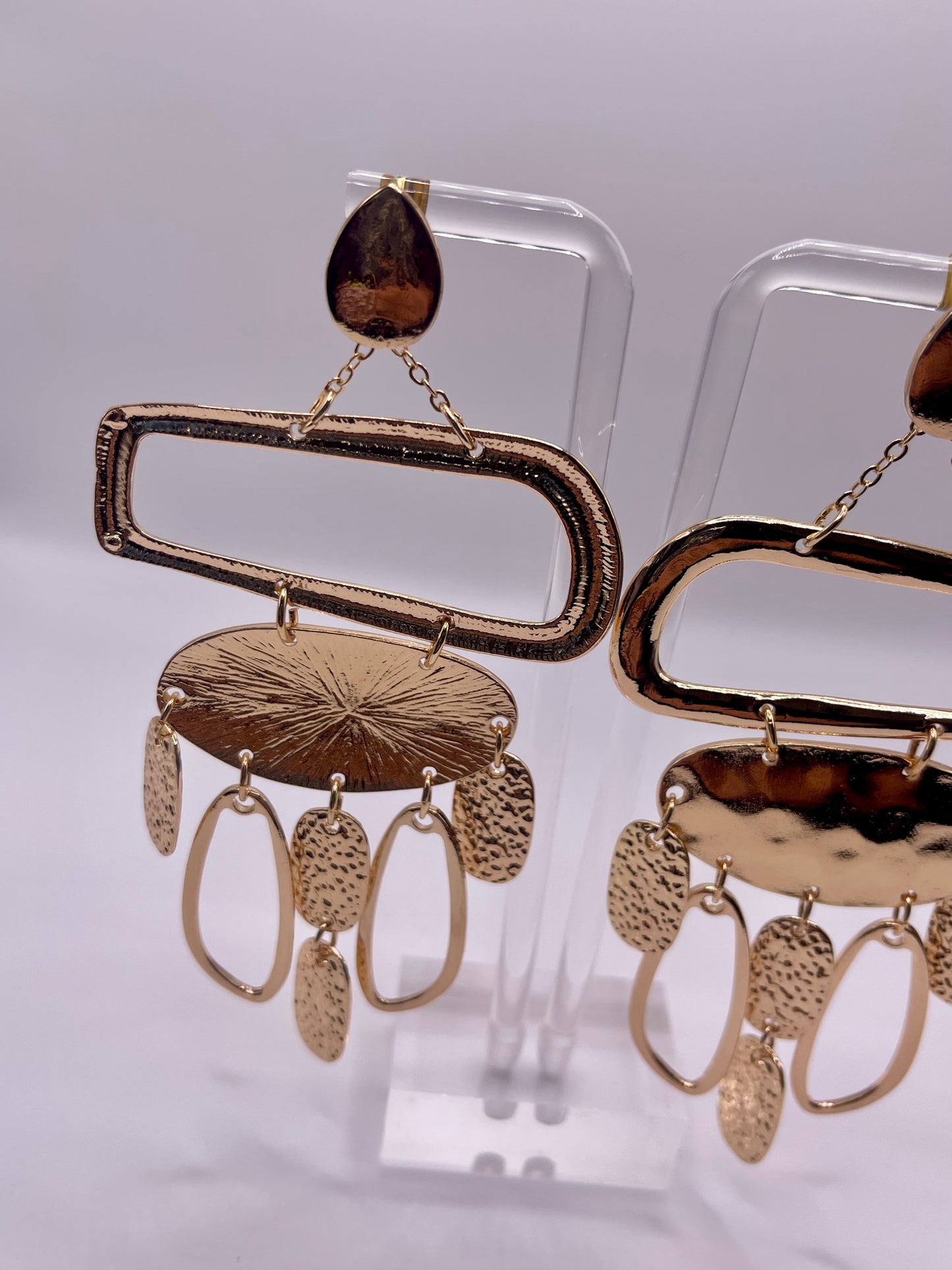 Melanin Pride Gold Drop Earrings
