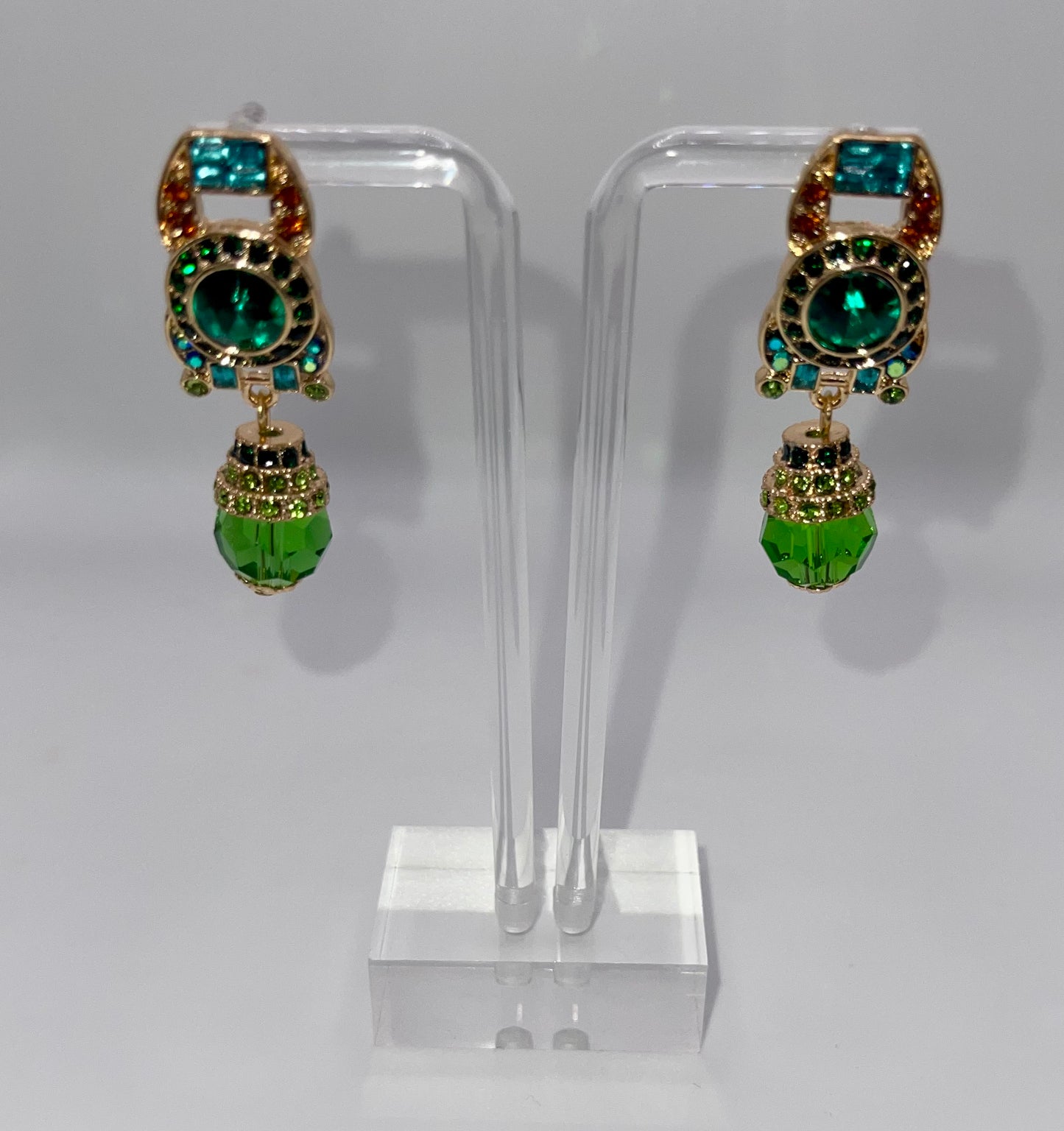 Cleopatra Gold Drop Earrings