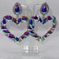 LUXE XOXO Heart Drop Earrings