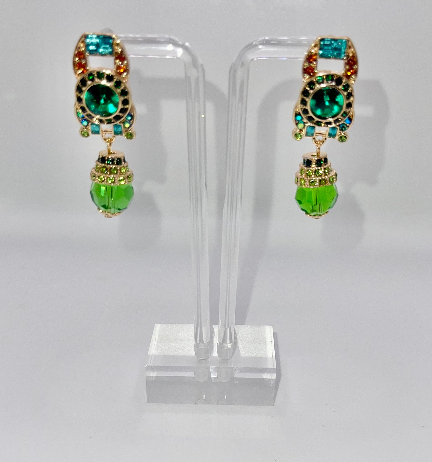 Cleopatra Gold Drop Earrings