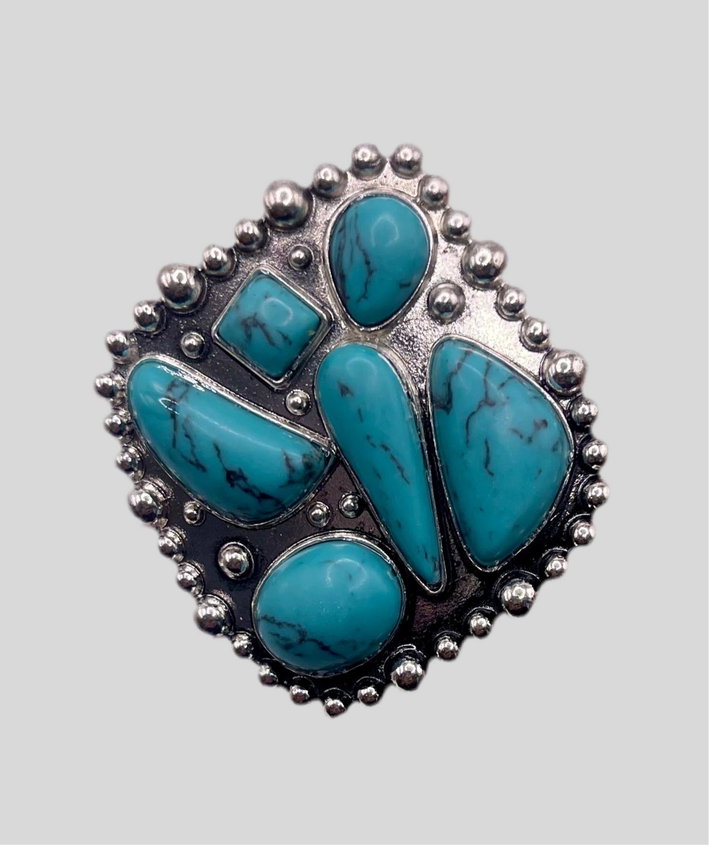 Make a Statement Turquoise Ring