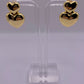 Pure Heart of Gold Drop Earrings