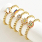 Mini Shopperz Beaded Multilayered Charm Bracelet Set