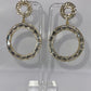 Rosé Circle Drop Earrings