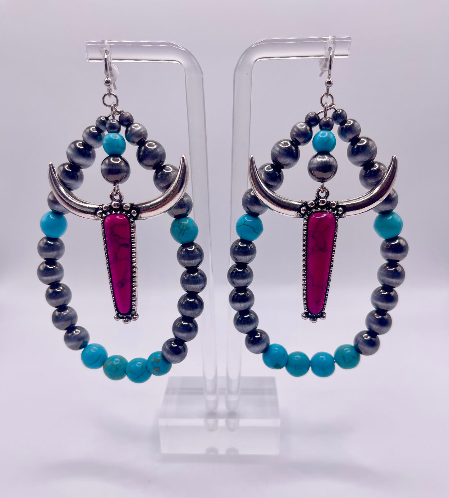 This Ain’t Texas Beaded Drop Earrings