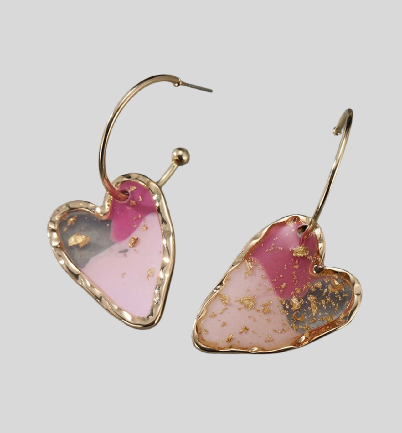 Heart to Heart Drop Earrings
