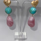 Cotton Candy Drop Earrings