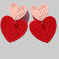 Love Struck Heart Drop Earrings