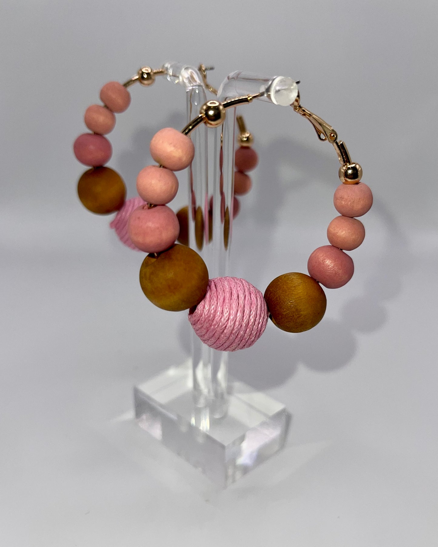 Wood You Bead Mine? Hoop Earrings