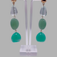 Teal Me You Love Me Drop Earrings