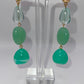 Teal Me You Love Me Drop Earrings