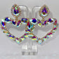 LUXE XOXO Heart Drop Earrings