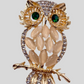 Queen Brooch - Owl