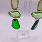 Lemon Lime Citrus Drop Earrings