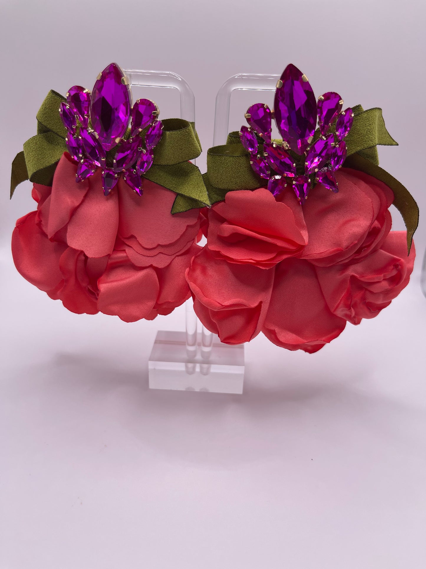 Pretty Petalons Crystal Drop Earrings