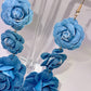 Denim Diva Floral Drop Earrings