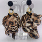 Lady Leopard Petal Drop Earrings