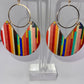 Accent Wall Striped Earrings