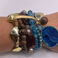 Indigo Blue Multilayered Bracelet