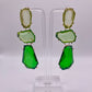 Lemon Lime Citrus Drop Earrings