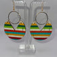 Accent Wall Striped Earrings