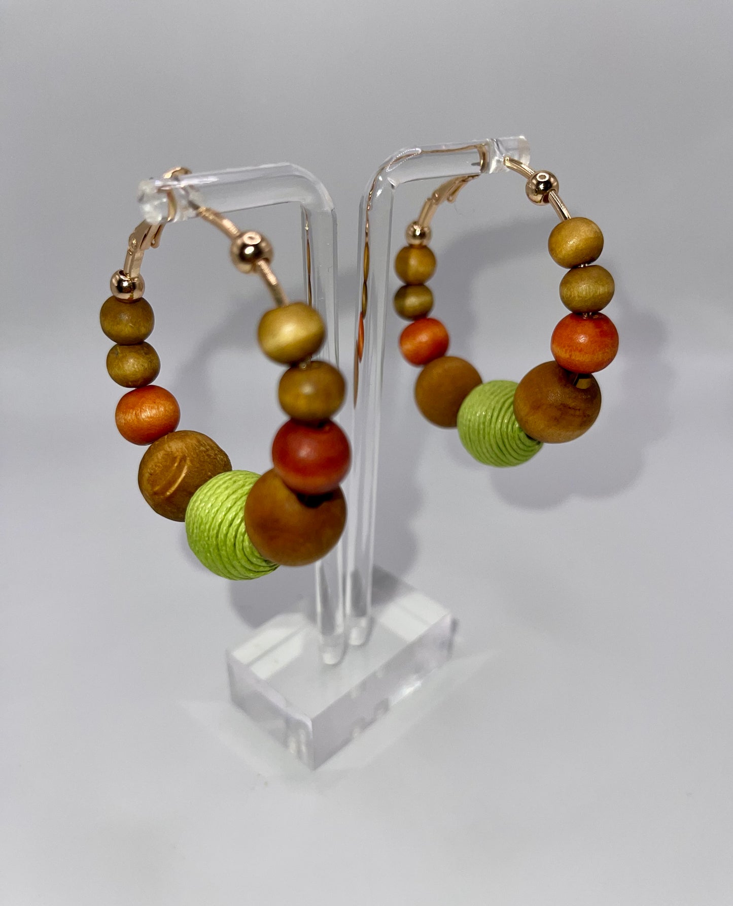 Wood You Bead Mine? Hoop Earrings