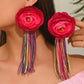 Rainbow Rosaholic Drop Earrings