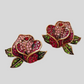 Janet Rose Gold Stud Earrings